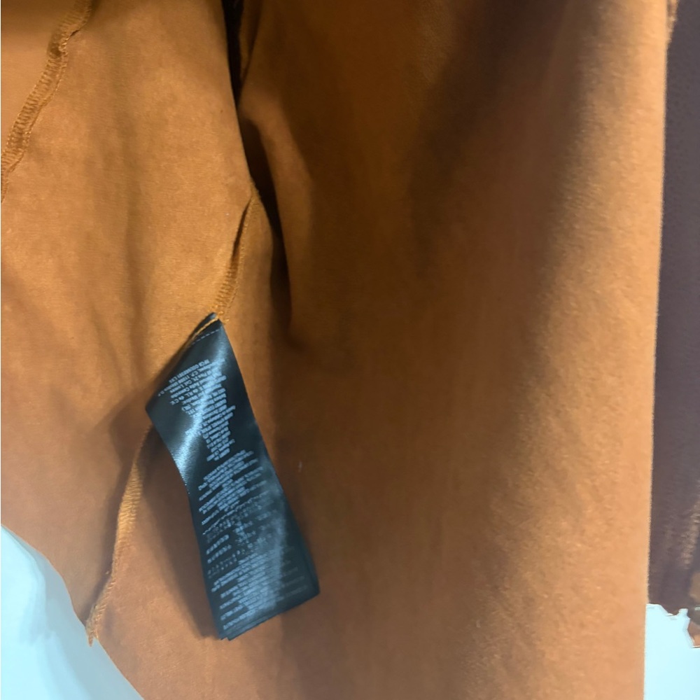 Guess Women's Rust Leather-Effect Jacket - Picture 6 of 11